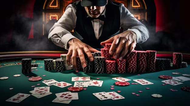 Live casino table with professional dealers and multi-camera view